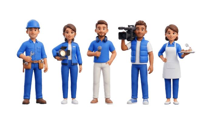 Professionnels de la location de matériel — BTP, audiovisuel, traiteur, événementiel